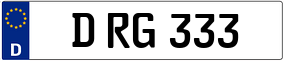 Truck License Plate
